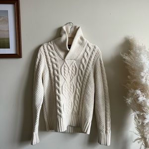 Banana Republic Cream Wool Sweater